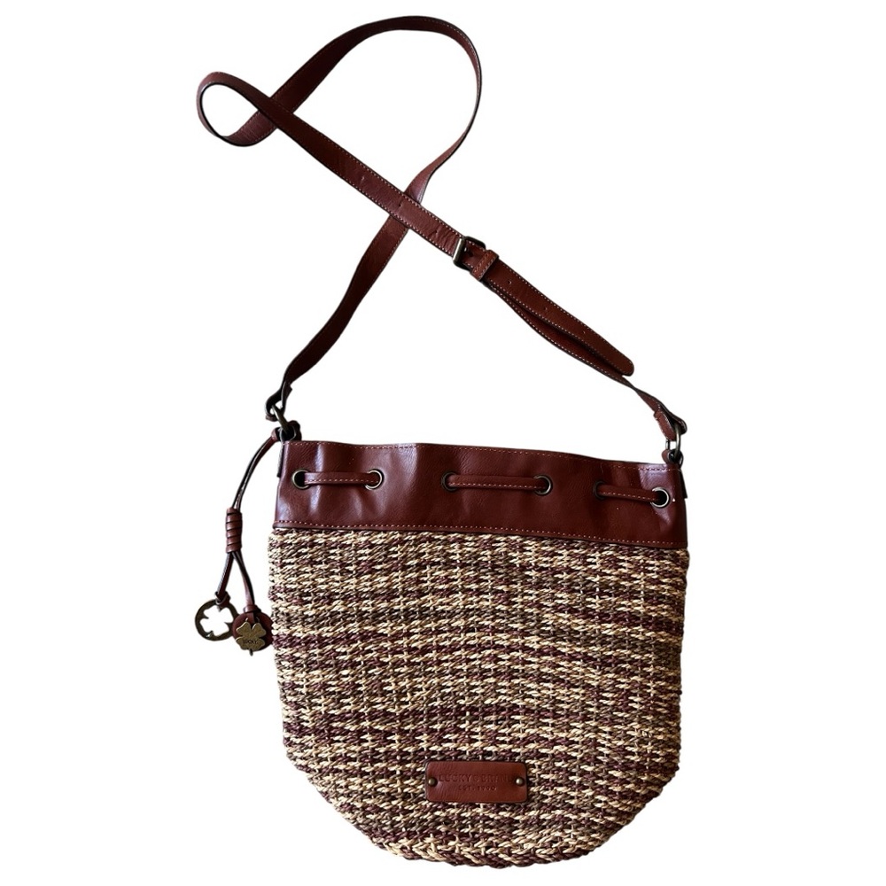 Lucky Brand Boho Bucket Purse | Woven bag | Hobo | Boho